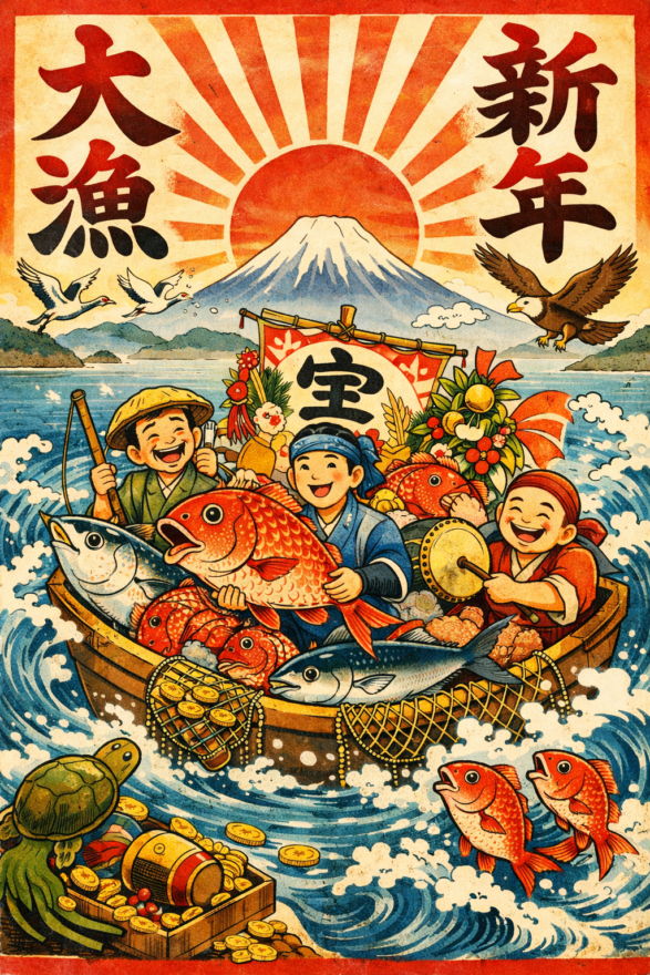 年末年始にまつわる魚のちょっとしたお話～大漁に込められた意味とは～